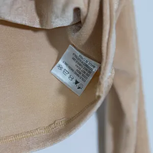 NEW Peppermayo Morning Mist Superlove Twist Front Long Sleeve Crop Top Beige 8 thumbnail 3
