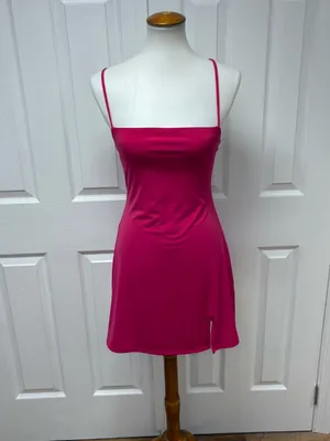 Garage Red Sleeveless Back Lace-Up Dress = Size‎ S. thumbnail 2