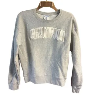 Champion Womans Reverse Weave Crewneck Sweatshirt Embroidered Sz S NWT thumbnail 1