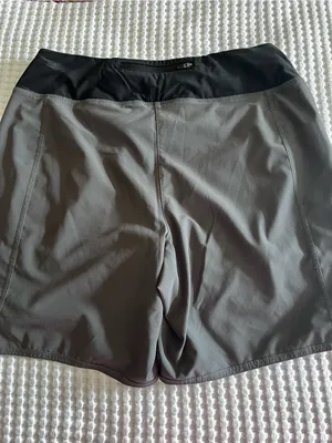 Title Nine Women’s Grey Athletic Shorts with Black Waistband thumbnail 4