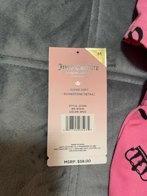 Brand New Juicy Couture Pajama Set Top & Shorts US M thumbnail 7