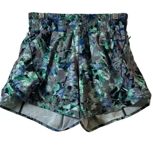 Lululemon‎ Track That High-Rise Lined Short 5 Floral Abstract Multi Color Size 6 thumbnail 7