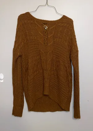 Brown sweater Size L thumbnail 1