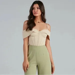 Windsor Off Shoulder Corset Top Cream S NWT | Bustier Coquette Going Out thumbnail 4