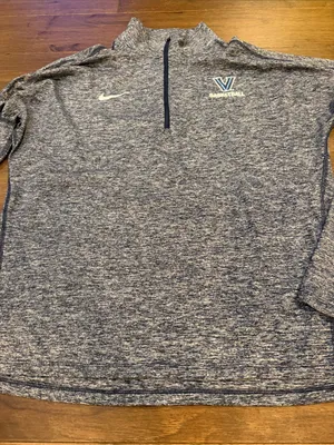 Nike Dri-FIT Villanova Basketball Navy 1/4 Zip Pullover Size Medium - C65-007 thumbnail 5