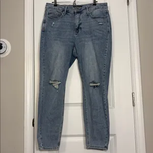 Mid Rise Control Top Distressed Skinny Jeans By Judy Blue Jb88797 thumbnail 2