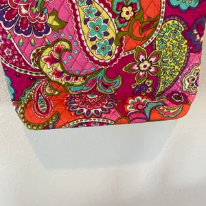 Vera Bradley Multicolor Paisley Print Tote Bag thumbnail 6