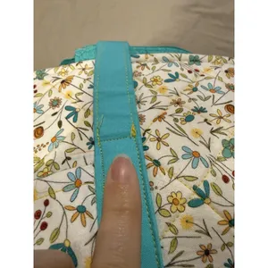 Handmade Quilted Cottage Core Coastal Grandma Beach Tote Floral thumbnail 9