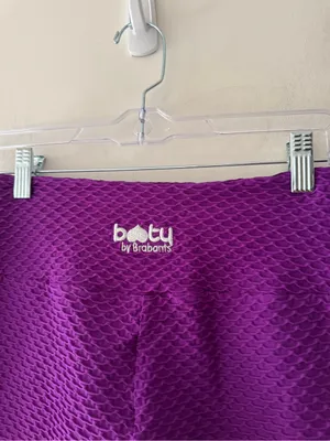 Booty by Brabants Purple‎ Curvy Plus Croco Leggings thumbnail 4