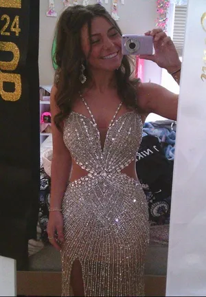 Portia and Scarlett Gold/Silver Gown thumbnail 7