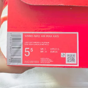 NIKE WMNS Air Max Axis Light Soft Pink Metallic Platinum - 5.5W thumbnail 10