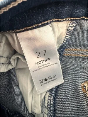 MOTHER The Hustler Ankle Fray Kick Flare Jeans in Home Movies Wash Women’s 27 thumbnail 8