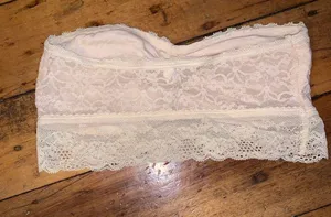 Aerie Cream Lace Bandeau thumbnail 2