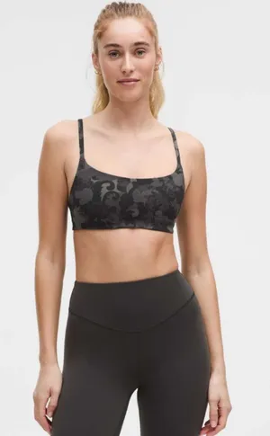 Lululemon Wunder Train Strappy Racer Bra A/B NWT. Size 12. Color HLBM thumbnail 1