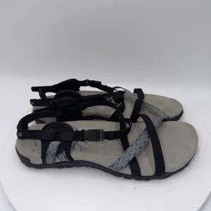 Merrell Terran Ari Lattice Sandals Black Strappy Hiking Outdoor Womens 8 J55318 thumbnail 2