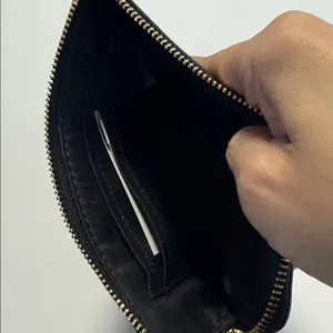 Coach Brown and Black Signature Wristlet with Gold Logo thumbnail 3