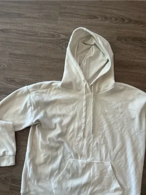 Marc New York Pullover Hoodie Womens Large Cream Ivory Kangaroo Andrew Marc thumbnail 7