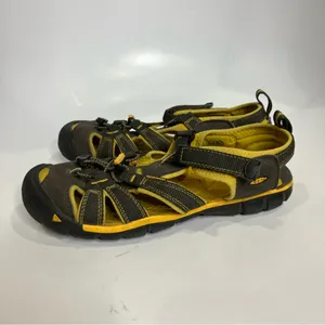 Keen Newport H2‎ sandals gray yellow women’s size 5 casual hiking water shoes thumbnail 3