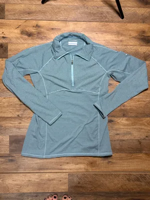 Columbia Striped Quarter-Zip Pullover Women’s Large thumbnail 2