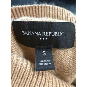 Banana Republic Womens Small Camel Tan Mock Neck‎ Cotton Wool Blend Sweater NEW thumbnail 5