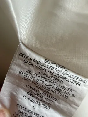 Gianni Bini Baby Blue Faux Leather Motto Jacket thumbnail 8