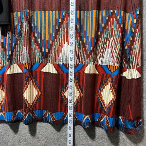 Karen Kane Womens Southwestern Print 2 Piece Set Long Sleeve Top Maxi Skirt S‎ thumbnail 6