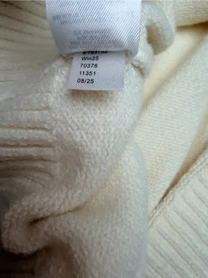LOFT Women’s Small Ivory Mock Neck Sweater Ribbed Trim Soft Knit Pullover thumbnail 5