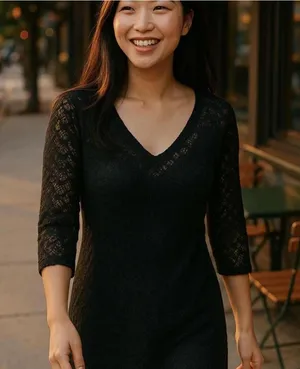 Women's Black Dress Size M thumbnail 1