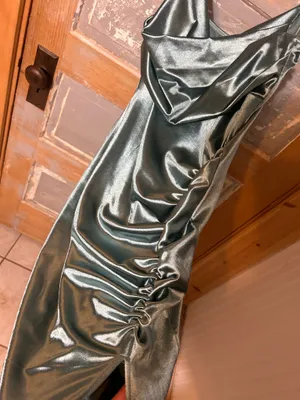 Windsor Dress Formal Satin Slit thumbnail 4