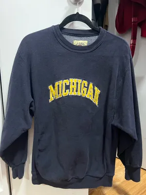 Steve & Barry's Michigan Crewneck Sweatshirt thumbnail 1