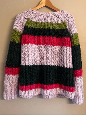 FREE PEOPLE Myles‎ Chunky Striped Cardi thumbnail 4