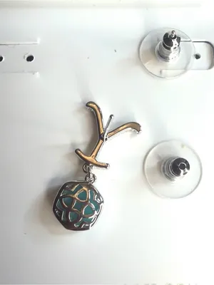 Kendra Scott x Yellowstone Dutton Drop Earrings Vintage Silver Turquoise thumbnail 3