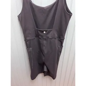 Calia by Carrie Underwood Black Athletic‎ Romper Bodysuit Women Size M Open Back thumbnail 4