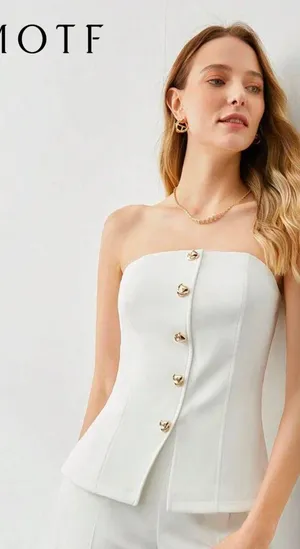 SheIn Strapless Top thumbnail 5