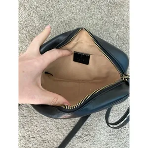 Gucci GG Marmont Mini Camera Bag Black Matelassé Leather Crossbody thumbnail 5