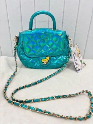 Disney Tinkerbell Character Handbag Quilted Mini Crossbody Bag NEW thumbnail 1