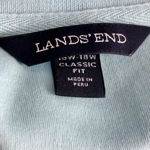 Lands End Womens Polo Shirt‎ Size 1X Everyday Essential Travel Athleisure thumbnail 6