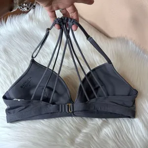 Athleta Aqualuxe Padded Bikini Top Gray Size Medium thumbnail 4