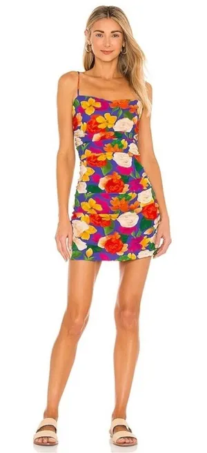 WeWoreWhat Ronnie Dress‎ Abstract Floral Size XS thumbnail 1