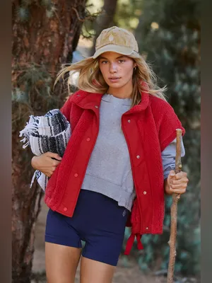 Free people Scout It Out Fleece Vest thumbnail 6