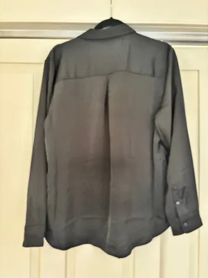 Old Navy Satin Button Down Blouse thumbnail 3