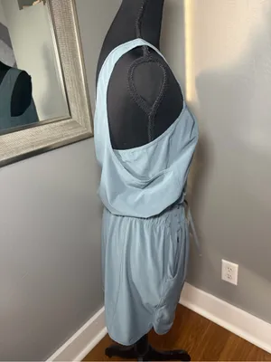 Patagonia Fleetwith Athletic Travel Blue Performance Dress Small. thumbnail 6