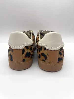 Dolce Vita Notice Stitch Sneakers Dark Leopard Calf Hair Size 9.5 NWOB thumbnail 7