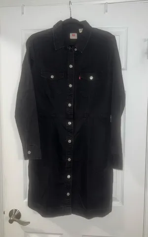 Levi’s Black Denim Dress thumbnail 1