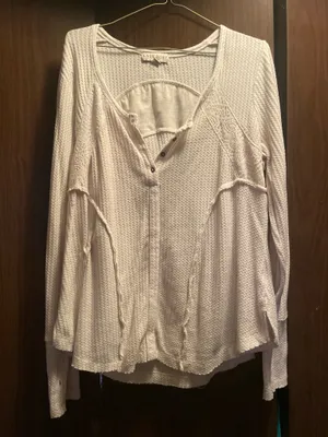 Knox Rose White Sweater Knit thumbnail 1