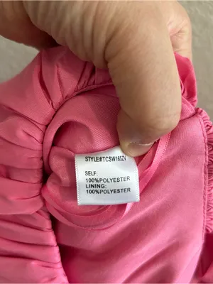 4SI3NNA Hot Pink One Shoulder Top thumbnail 6