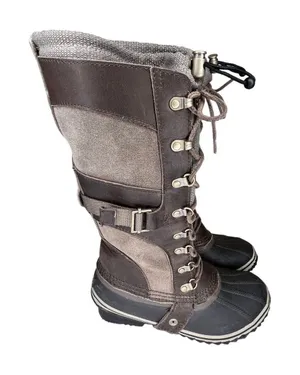 Sorel Conquest‎ Carly II Boots Brown Women’s Size 6.5 thumbnail 1