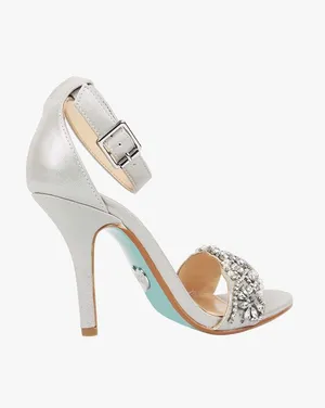 Betsey Johnson | Sb-Juno Embellished Ankle-Strap Stilettos thumbnail 4