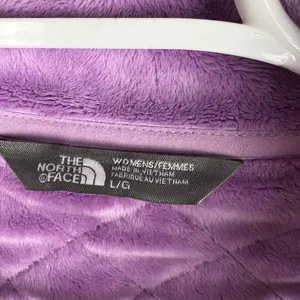 The North Face quilted jacket coat fitted purple osito lined two tone large thumbnail 6