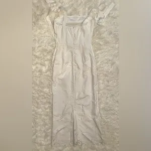 NWOT Petal & Pup Pippa Maxi Off white ivory Dress sz XL thumbnail 5